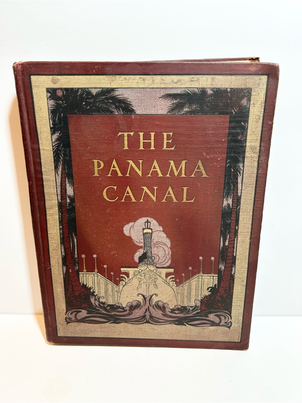 vintage 1914 edition of "The Panama Canal" by Willis J. Abbot
